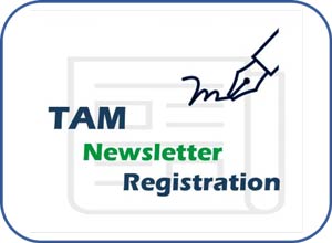 TAM newsletter registration banner link